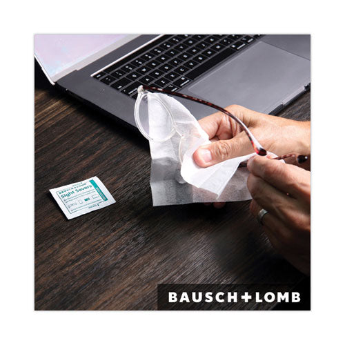 Image of Bausch & Lomb Sight Savers Pre-Moistened Anti-Fog Tissues With Silicone, 8 X 5, 100/box