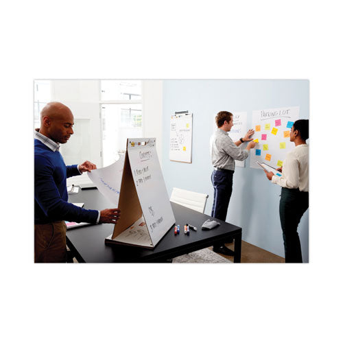 Image of Post-it® Easel Pads Super Sticky Pad Plus Tabletop Easel Pad with Self-Stick Sheets and Dry Erase Board, Unruled, 20 x 23, White, 20 Sheets
