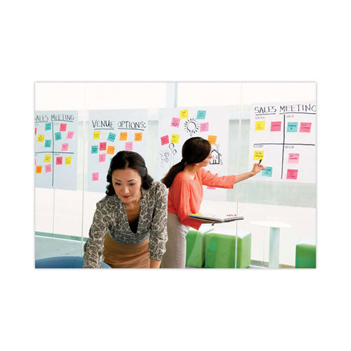 Image of Post-it® Easel Pads Super Sticky Self-Stick Wall Pad, Unruled, 20 x 23, White, 20 Sheets/Pad, 2 Pads/Pack, 2 Packs/Carton