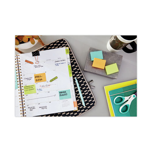 Image of Post-it® Notes Original Pads in Poptimistic Collection Colors, 1.38" x 1.88", 100 Sheets/Pad, 12 Pads/Pack
