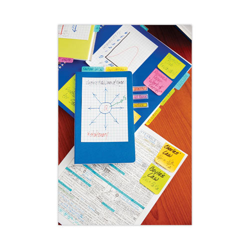 Image of Post-it® Notes Super Sticky Grid Notes, Quad Ruled, 4" x 6", White, 50 Sheets/Pad, 6 Pads/Pack