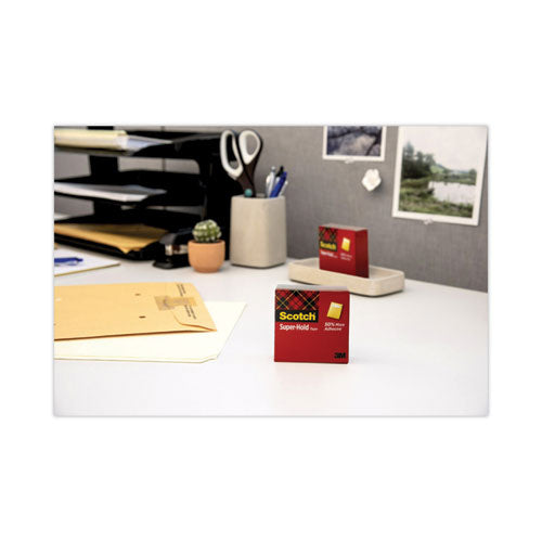 Image of Scotch® Super-Hold Tape Refill, 1" Core, 0.75" X 27.77 Yds, Transparent, 6/pack