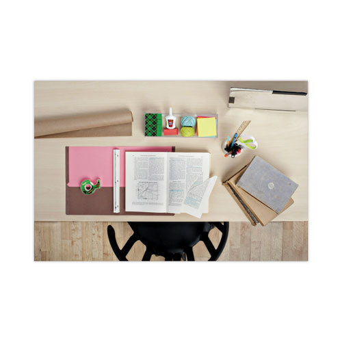 Image of Scotch® Clip Dispenser Value Pack With 12 Rolls Of Tape, 1" Core, Plastic, Charcoal