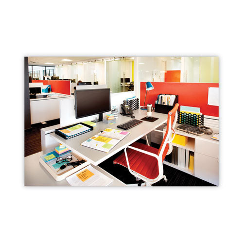 Image of Post-it® Notes Original Pads in Poptimistic Collection Colors, Note Ruled, 3" x 3", 100 Sheets/Pad, 6 Pads/Pack