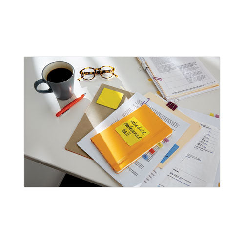Image of Post-it® Notes Original Pads in Floral Fantasy Collection Colors, 3" x 3", 100 Sheets/Pad, 5 Pads/Pack