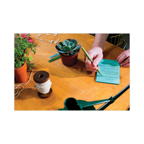 Image of Post-it® Notes Original Pads in Beachside Cafe Collection Colors, Note Ruled, 4" x 6", 100 Sheets/Pad, 5 Pads/Pack