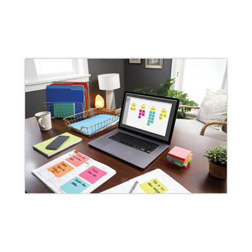 Image of Post-it® Notes Original Pads in Poptimistic Colors, Value Pack, 1.38" x 1.88", 100 Sheets/Pad, 24 Pads/Pack