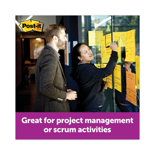 Image of Post-it® Notes Super Sticky Big Notes, Unruled, 11 x 11, Green, 30 Sheets