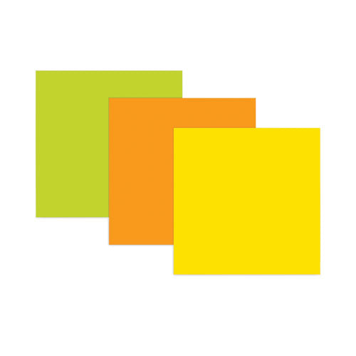 Image of Post-it® Notes Super Sticky Big Notes, Unruled, 11 x 11, Orange, 30 Sheets