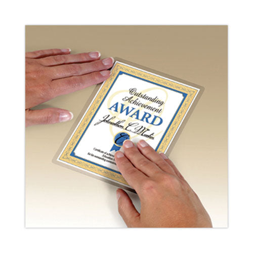 Image of Scotch Self-Sealing Laminating Pouches, 9.5 Mil, 9" X 11.5", Gloss Clear, 25/pack