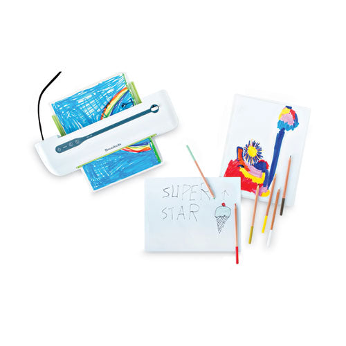 Image of Scotch Self-Sealing Laminating Pouches, 9.5 Mil, 9" X 11.5", Gloss Clear, 25/pack