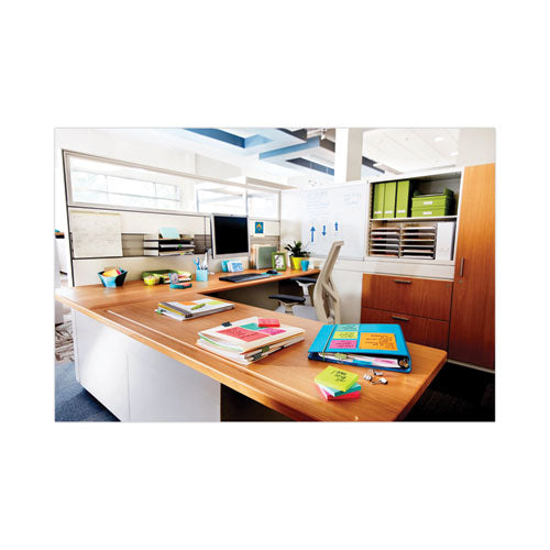 Image of Post-it® Dispenser Notes Original Pop-up Refill, 3" x 3", Poptimistic Collection Colors, 100 Sheets/Pad, 6 Pads/Pack