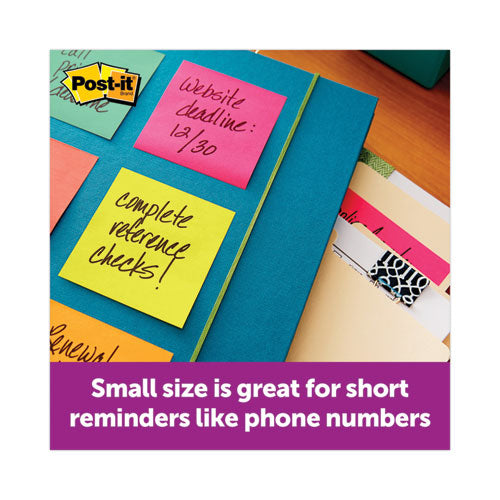Image of Post-it® Dispenser Notes Original Pop-up Refill, 3" x 3", Poptimistic Collection Colors, 100 Sheets/Pad, 6 Pads/Pack