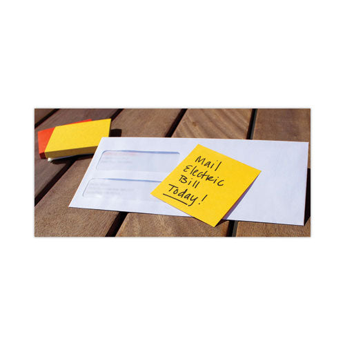 Image of Post-it® Dispenser Notes Super Sticky Pop-up 3 x 3 Note Refill, 3" x 3", Playful Primaries Collection Colors, 90 Sheets/Pad, 6 Pads/Pack
