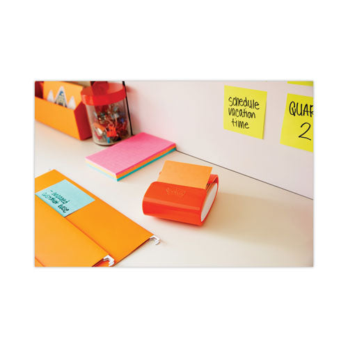 Image of Post-it® Dispenser Notes Super Sticky Pop-up 3 x 3 Note Refill, 3" x 3", Energy Boost Collection Colors, 90 Sheets/Pad, 10 Pads/Pack