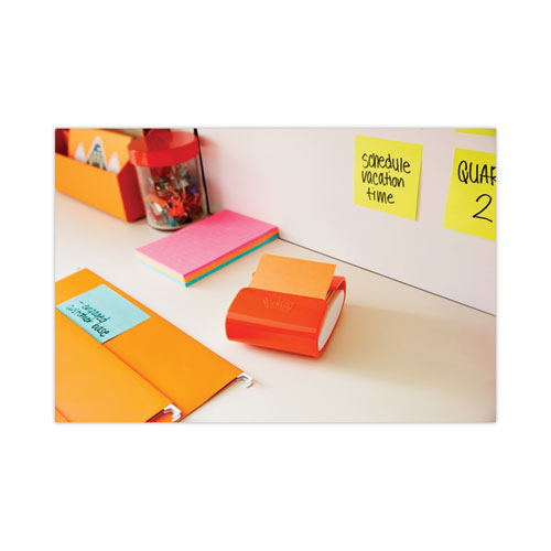 Image of Post-it® Dispenser Notes Original Pop-up Refill Value Pack, 3 x 3, (8) Poptimistic Collection Colors, (4) Canary Yellow, 100 Sheets/Pad, 12 Pads/Pack