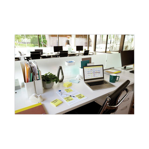 Image of Post-it® Dispenser Notes Original Pop-up Notes Value Pack, 3" x 3", (8) Canary Yellow, (6) Poptimistic Collection Colors, 100 Sheets/Pad, 14 Pads/Pack