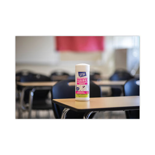 Image of Motsenbocker's Lift-Off® Dry Erase Cleaner Wipes, 7 X 12, 40/canister