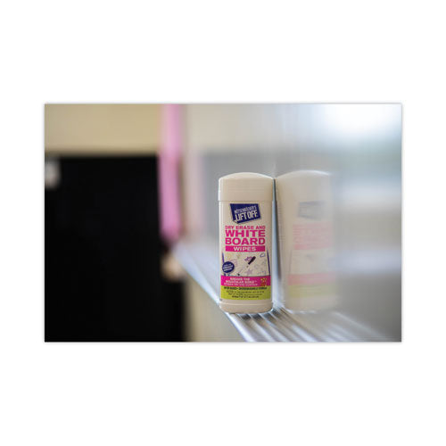 Image of Motsenbocker's Lift-Off® Dry Erase Cleaner Wipes, 7 X 12, 40/canister