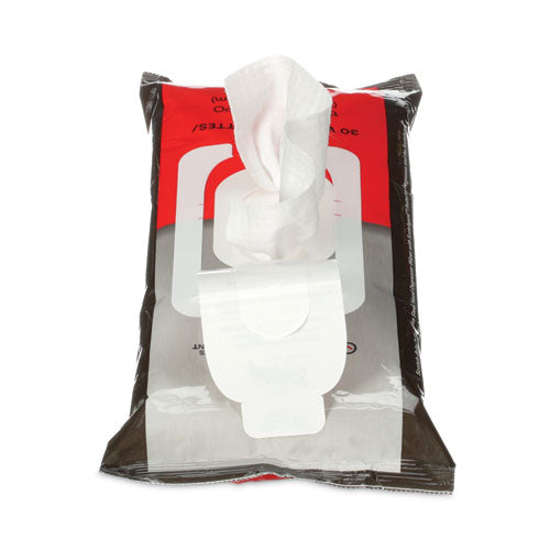Image of Scotch-Brite Stainless Steel Hood Degreaser Wipes, 1-Ply, 9 x 12, Unscented, White, 30 Wipes/Pack, 6 Packs/Carton