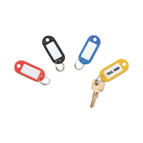 Image of Advantus Key Tags Label Window, 0.88 X 0.19 X 2, Assorted, 20/pack
