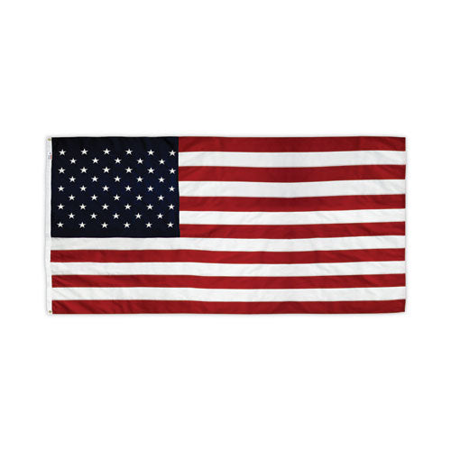 Image of Advantus All-Weather Outdoor U.S. Flag, 96" x 60", Heavyweight Nylon