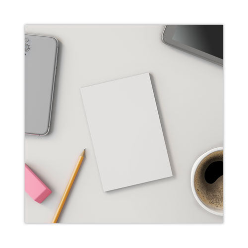 Image of Universal® Loose White Memo Sheets, 4 X 6, Unruled, Plain White, 500/pack