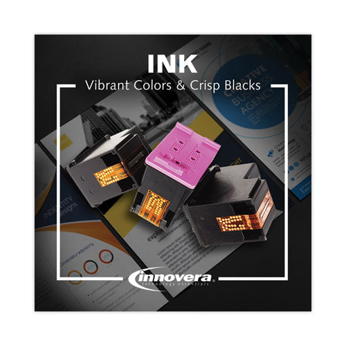Image of Innovera® Remanufactured Black Ink, Replacement for 67XL (3YM57AN), 240 Page-Yield