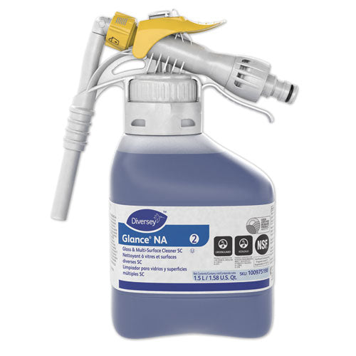Image of Diversey Glance NA Glass and Multi-Surface Cleaner, 1.5 L, 2/Carton