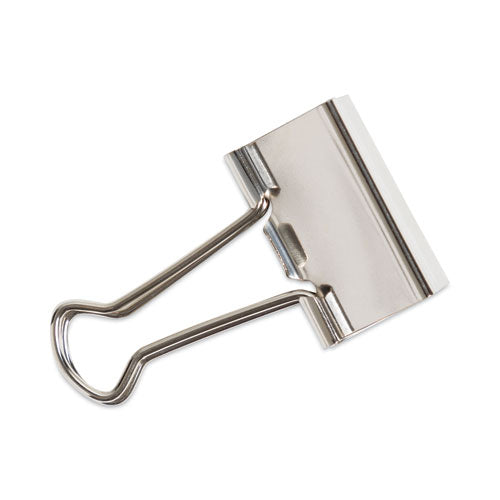 Image of U Brands Binder Clips, Medium, Silver, 72/Pack