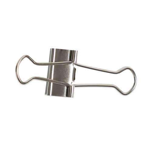 Image of U Brands Binder Clips, Small, Silver, 72/Pack