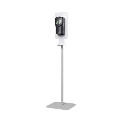 Image of Dial® Fit Touch Free Dispenser Floor Stand, 15.7 X 15.7 X 58.3, White