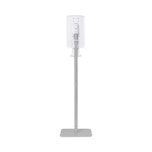 Image of Dial® Fit Touch Free Dispenser Floor Stand, 15.7 X 15.7 X 58.3, White