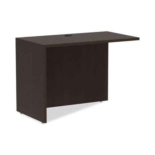 Image of Alera® Alera Valencia Series Reversible Return/Bridge Shell, 42w x 23.63d x 29.5, Espresso