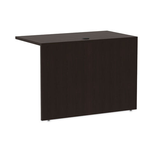 Image of Alera® Alera Valencia Series Reversible Return/Bridge Shell, 42w x 23.63d x 29.5, Espresso