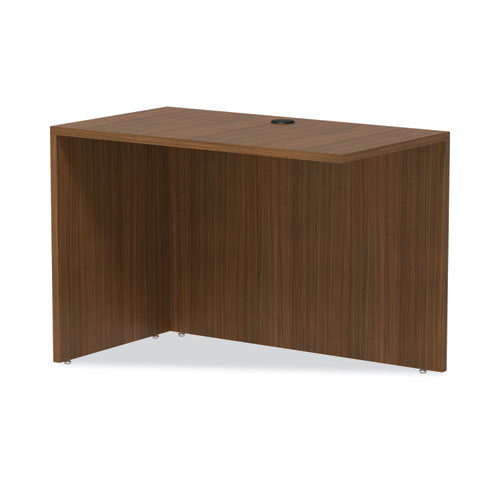 Image of Alera® Alera Valencia Series Reversible Return/Bridge Shell, 42w x 23.63d x 29.5h, Modern Walnut