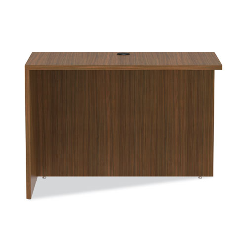 Image of Alera® Alera Valencia Series Reversible Return/Bridge Shell, 42w x 23.63d x 29.5h, Modern Walnut