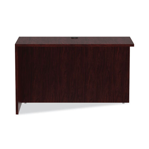 Image of Alera® Alera Valencia Series Reversible Return/Bridge Shell, 47.25w x 23.63d x 29.5h, Mahogany