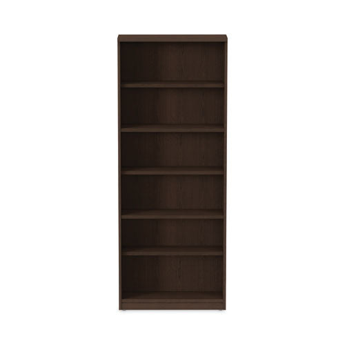 Image of Alera® Alera Valencia Series Bookcase, Six-Shelf, 31.75w x 14d x 80.25h, Espresso