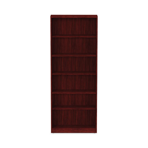Image of Alera® Alera Valencia Series Bookcase, Six-Shelf, 31.75w x 14d x 80.25h, Mahogany