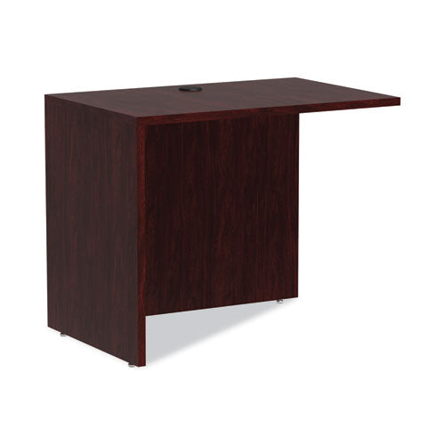 Image of Alera® Alera Valencia Series Reversible Return/Bridge Shell, 35w x 23.63d x 29.5h, Mahogany
