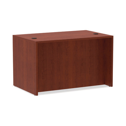 Image of Alera® Alera Valencia Series Straight Front Desk Shell, 47.25" X 29.5" X 29.63", Medium Cherry