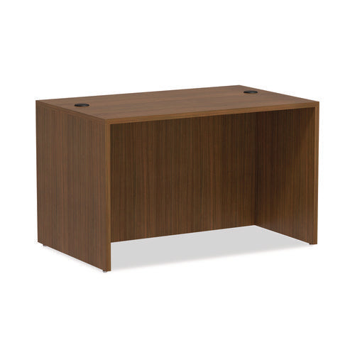 Image of Alera® Alera Valencia Series Straight Front Desk Shell, 47.25" X 29.5" X 29.63", Modern Walnut