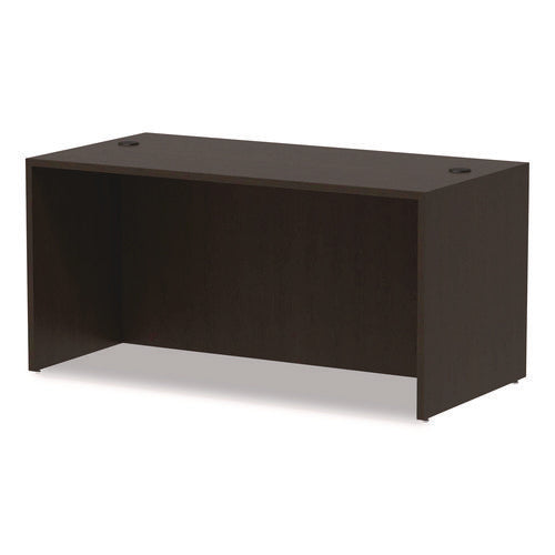 Image of Alera® Alera Valencia Series Straight Front Desk Shell, 59.13" X 29.5" X 29.63", Espresso