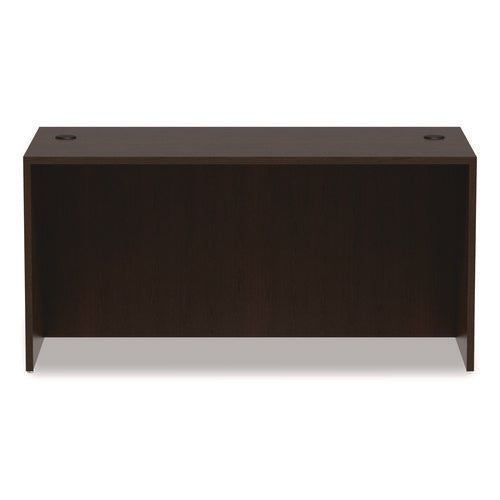 Image of Alera® Alera Valencia Series Straight Front Desk Shell, 59.13" X 29.5" X 29.63", Espresso