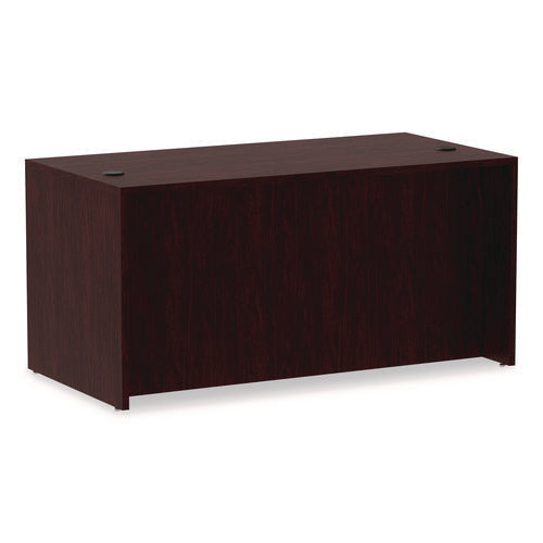 Image of Alera® Alera Valencia Series Straight Front Desk Shell, 59.13" X 29.5" X 29.63", Mahogany