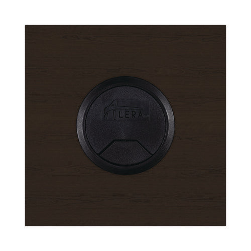 Image of Alera® Alera Valencia Series Straight Front Desk Shell, 59.13" X 29.5" X 29.63", Mahogany