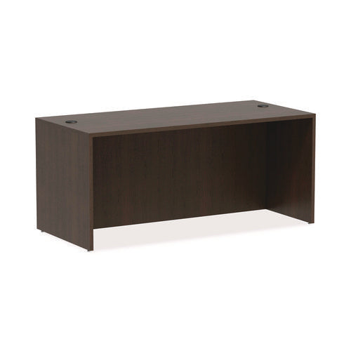 Image of Alera® Alera Valencia Series Straight Front Desk Shell, 65" X 29.5" X 29.63", Espresso