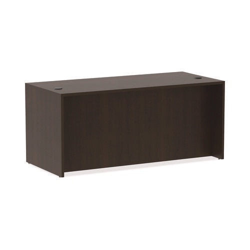 Image of Alera® Alera Valencia Series Straight Front Desk Shell, 65" X 29.5" X 29.63", Espresso