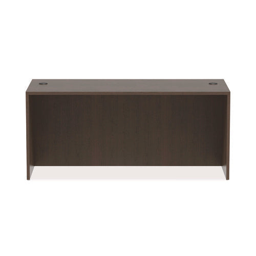 Image of Alera® Alera Valencia Series Straight Front Desk Shell, 65" X 29.5" X 29.63", Espresso